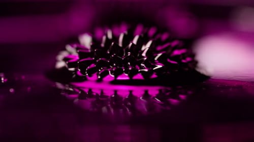 Magnetic Liquid In Magenta Colored Shade