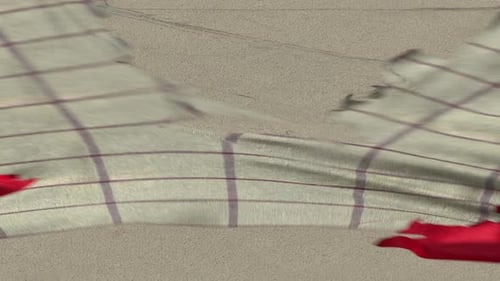 Looping Fabric Tear 1