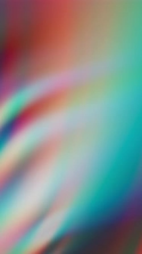 Abstract Chromatic Iridescent Fractal Background Loop