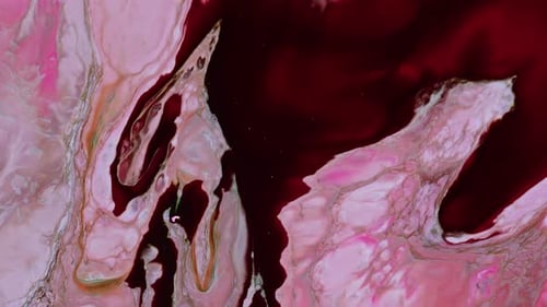 Diffusion de peinture à encre colorée abstraite 92