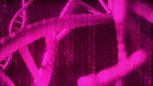 DNA Coding Abstract Background Animation