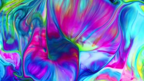 Abstract Colorful Patterns Fluid Motion
