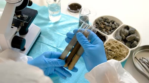 Soil Testing in the Laboratory Selective Focus