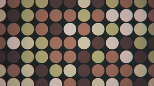 Animated Geometric Circle Pattern Background Loop