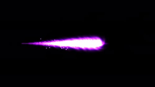 Purple Energy Laser Beam Particle Effect Transition