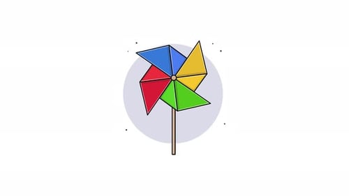 4k Animationsvideo zur Papierwindmühle
