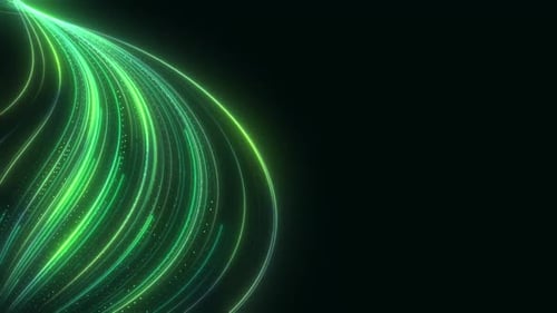 Rapid Data Transfer Speed Themed Background Green V15