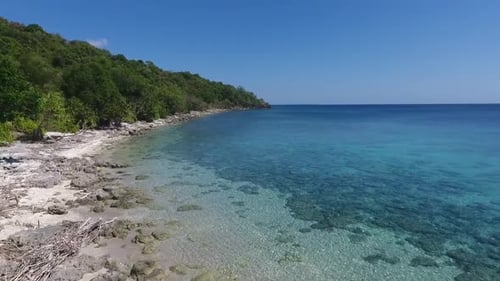 Aerial view of beautiful beach