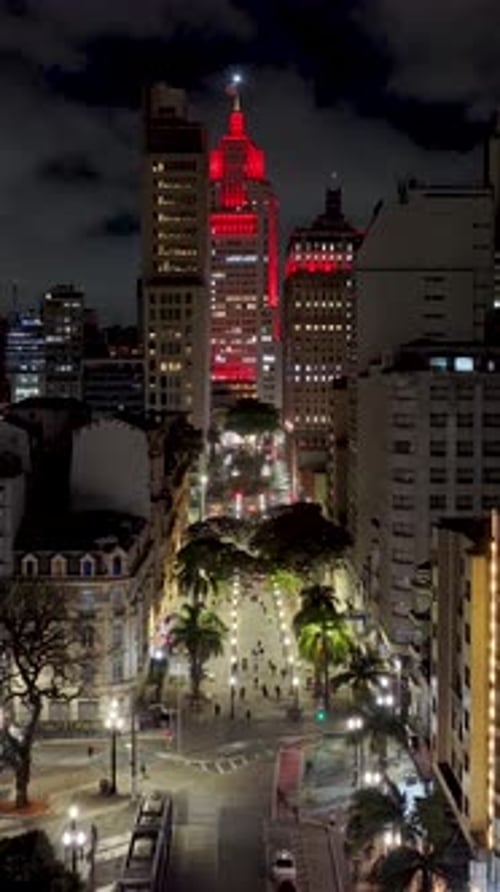 Deslumbrante horizonte de São Paulo no centro de São Paulo, Brasil.