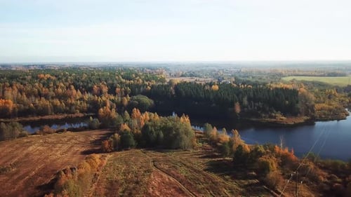 Golden Autumn And The Kabyshanka River 05