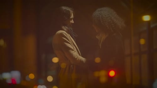 Female Friends Apologizing Forgiving Feeling Sorry Talking Together