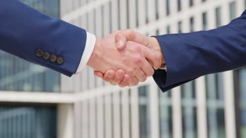 Poignée de main professionnelle