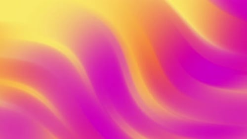 Colorful Fluid Waves Abstract Motion Background