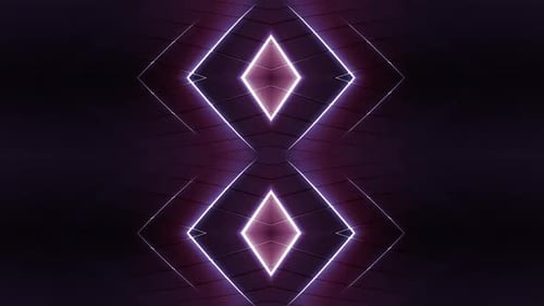 Dark abstract geometric pattern with subtle lighting and reflections