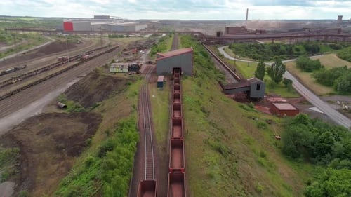 Paisagem industrial de Scunthorpe, Reino Unido