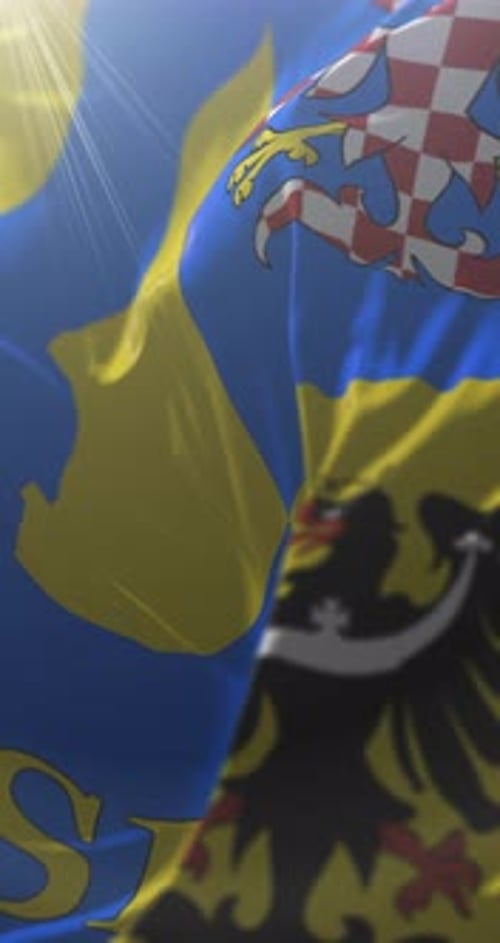 Waving National or Regional Flag Loop Animation