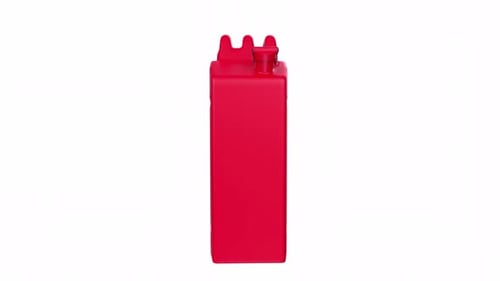 Roter Kunststoff-Kraftstoffkanister