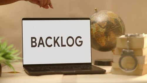 EL TRABAJO ATRASADO SE MUESTRA EN LA PANTALLA LEGAL DEL PORTÁTIL
