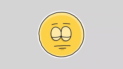 Sketchy Eye Roll Emoji Animation