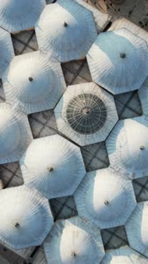 Aerial View Dome of Mosque