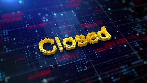 Verpixeltes Wort geschlossen