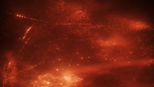 Red Celebration Club Particles Background