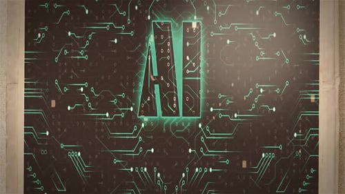 Dynamic AI News Headline Introduction on Vintage Paper