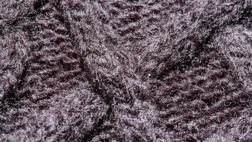 Knitted Warm Grey Sweater or Scarf Macro Close Up Texture Cozy Warm Composition of Wool Fabric