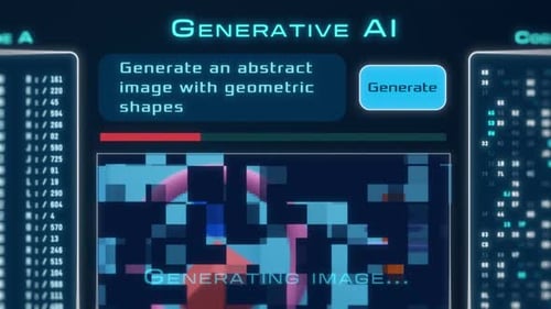 Conceito de IA generativa