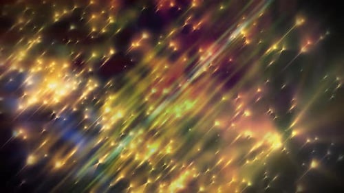 Abstract Shimmering Light Streaks Moving Background Loop