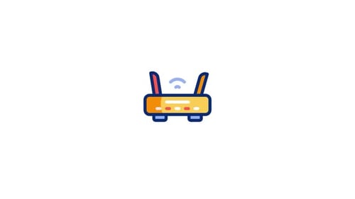 Animiertes Wifi-Symbol