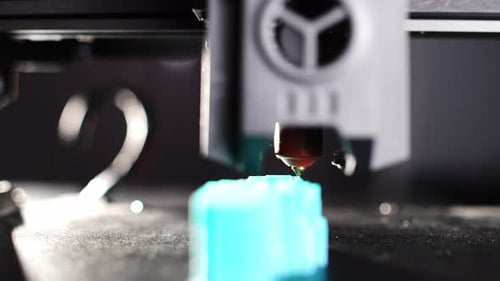 Industrial 3D Printing Machine Creates Mechanical Detail