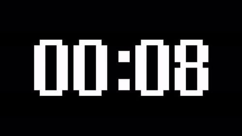 Digital timer counts down