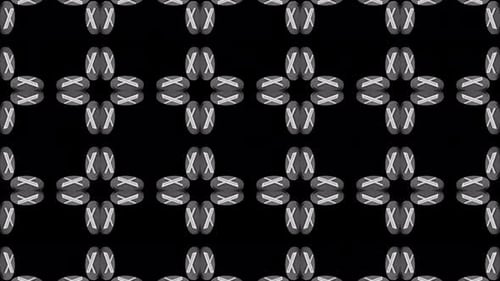 Abstract Geometric Kaleidoscope Pattern Background Loop