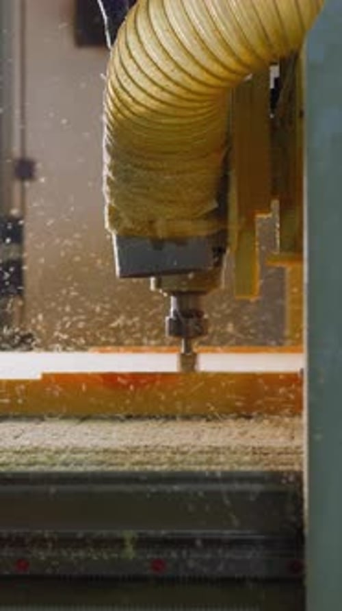 Machine de découpe CNC avec fond de fenêtre lumineux