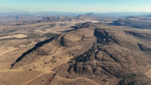 Scenic Waterberg mountain range in Limpopo, South Africa, with breathtaking landscape, remote wilder