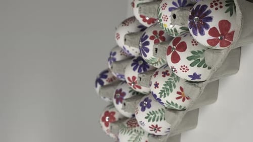 Easter egg is traditional symbol for religious holiday