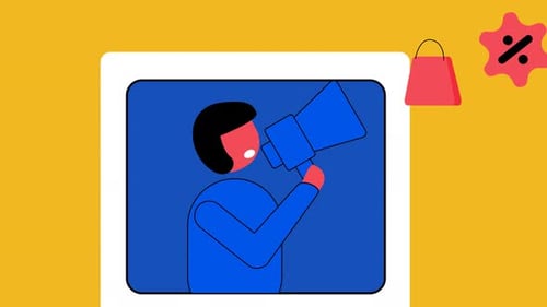 Flat Design Social Media Promotion Animated Post