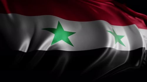 Realistic Waving Flag Loop Animation