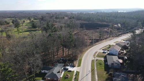 Un sitio de construcción de condominios en Muskegon, cerca del Country Club.