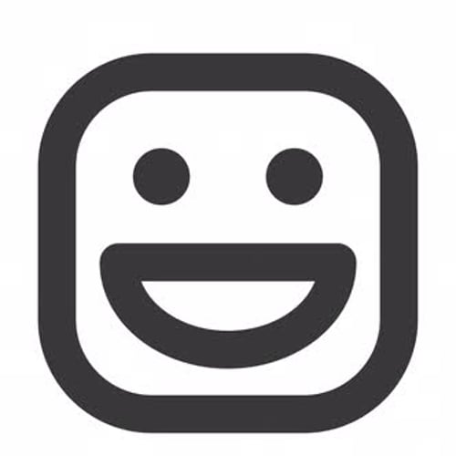 Animated Happy Face Blinking Icon