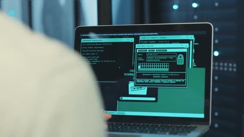 Engaging and Innovative Coding Session Happening on Laptop in a Modern Collaborative Workspace