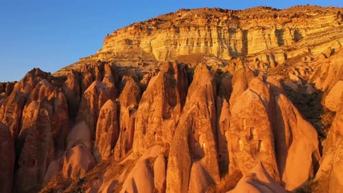 Cappadocia's Ancient Rock Formations at Sunrise