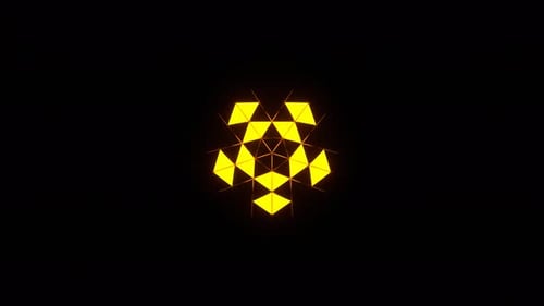 Red Blue And Orange Active Flashing Neon Geometric Background Vj Loop In 4K