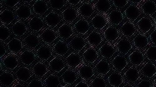 3D Abstract shining bright lines set wave, colorful, black background