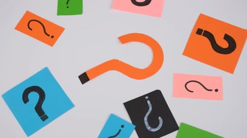 question mark rotating