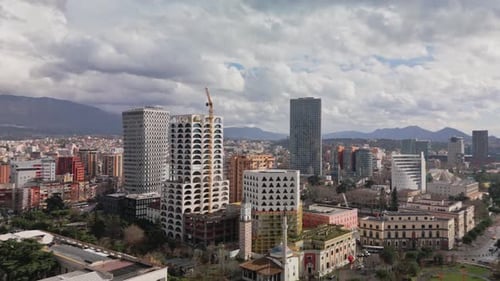 Tirana Cityscape Vibrant Capital of Albania
