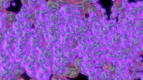 Abstract Glowing Shapes