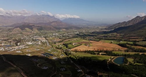 Drone Over Valley, South Africa