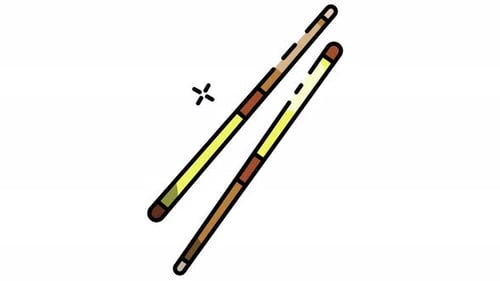 Clean Animated Sticks Icon Loop